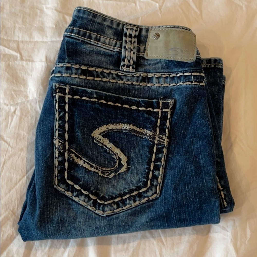 Silver jeans